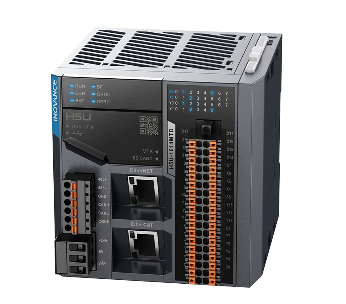 H5U series EtherCAT bus high-performance small PLC